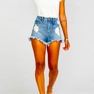 Show Me Your Mumu denim shorts